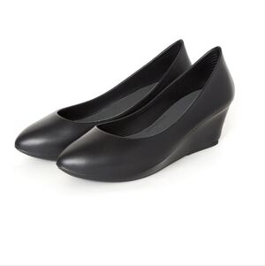 Walk & Rest Mellow Wedge Heel - Solid Black